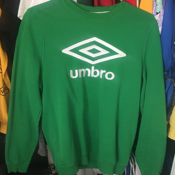 green umbro sweatshirt